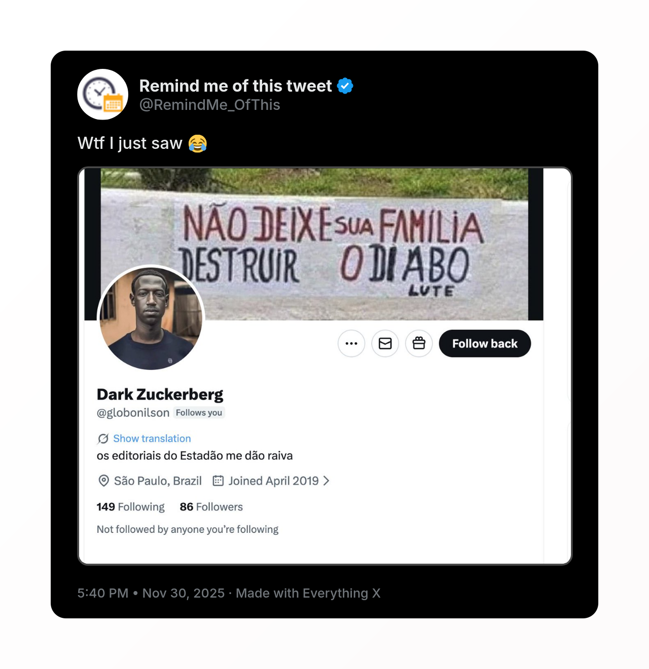 Screenshot of a tweet downloaded with TweetHelperBot