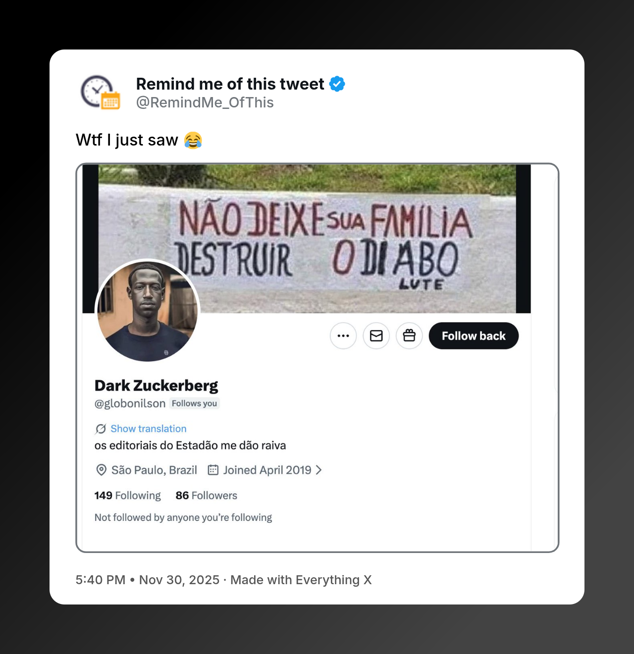 Screenshot of a tweet downloaded with TweetHelperBot